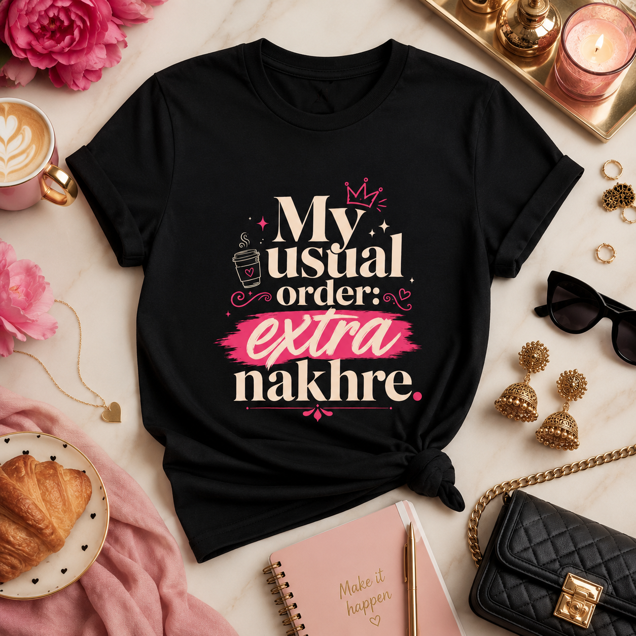 “My Usual Order: Extra Nakhre” Graphic Tee