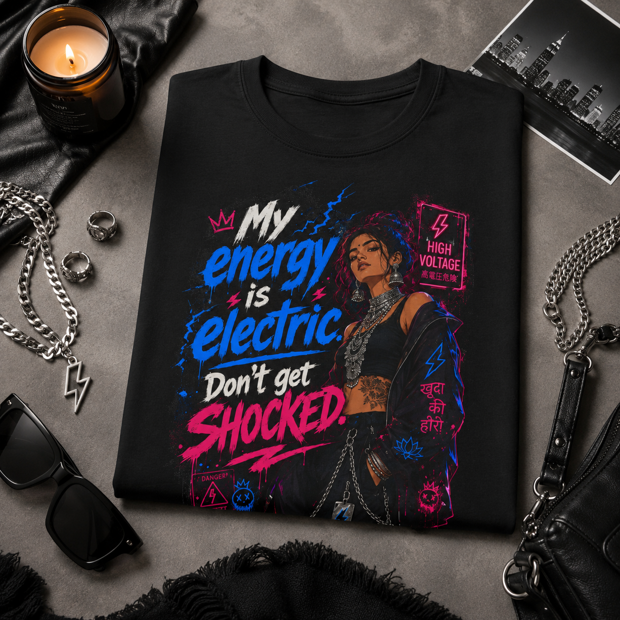 “My Energy Is Electric” Graphic Tee