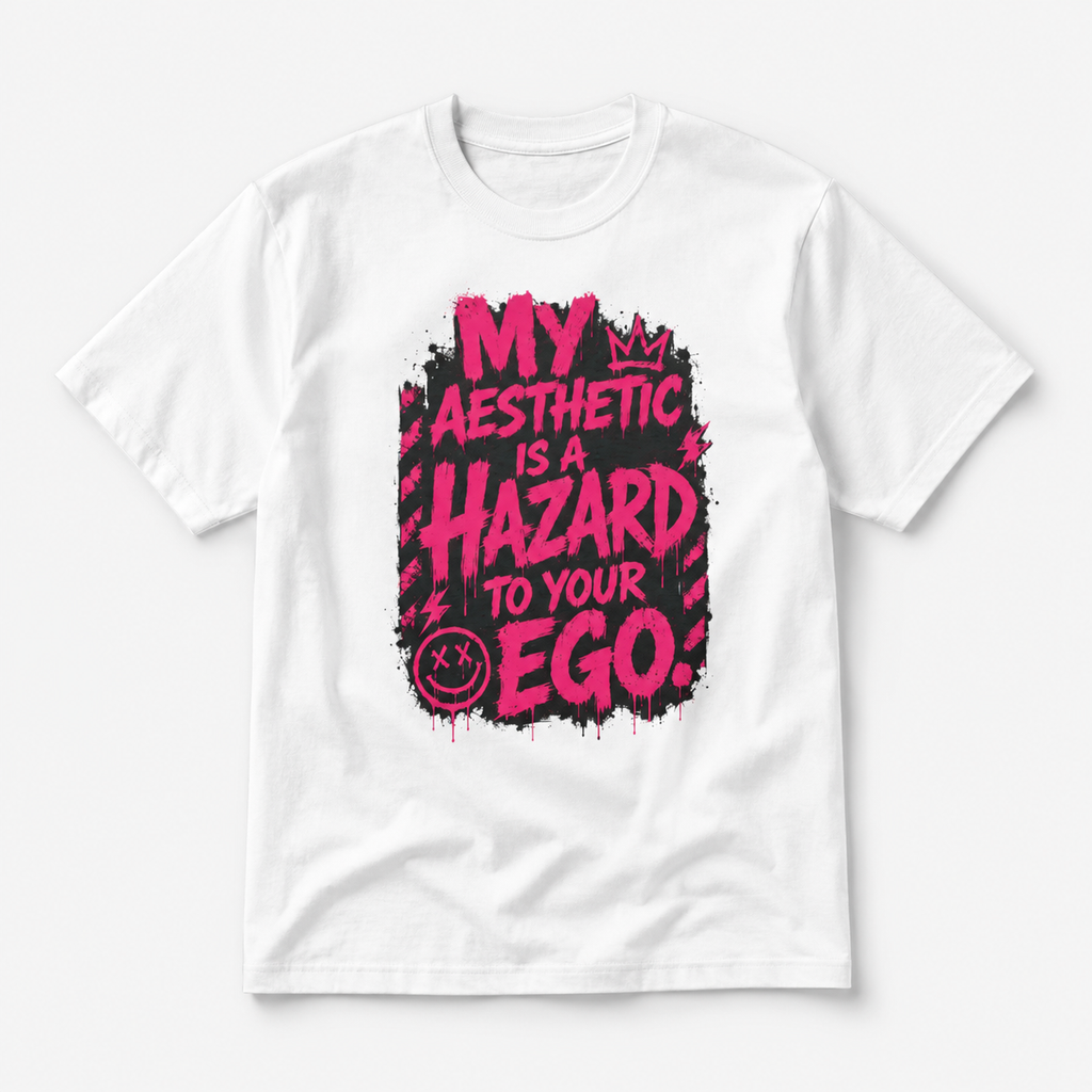 “My Aesthetic Is a Hazard to Your Ego” Graphic Tee