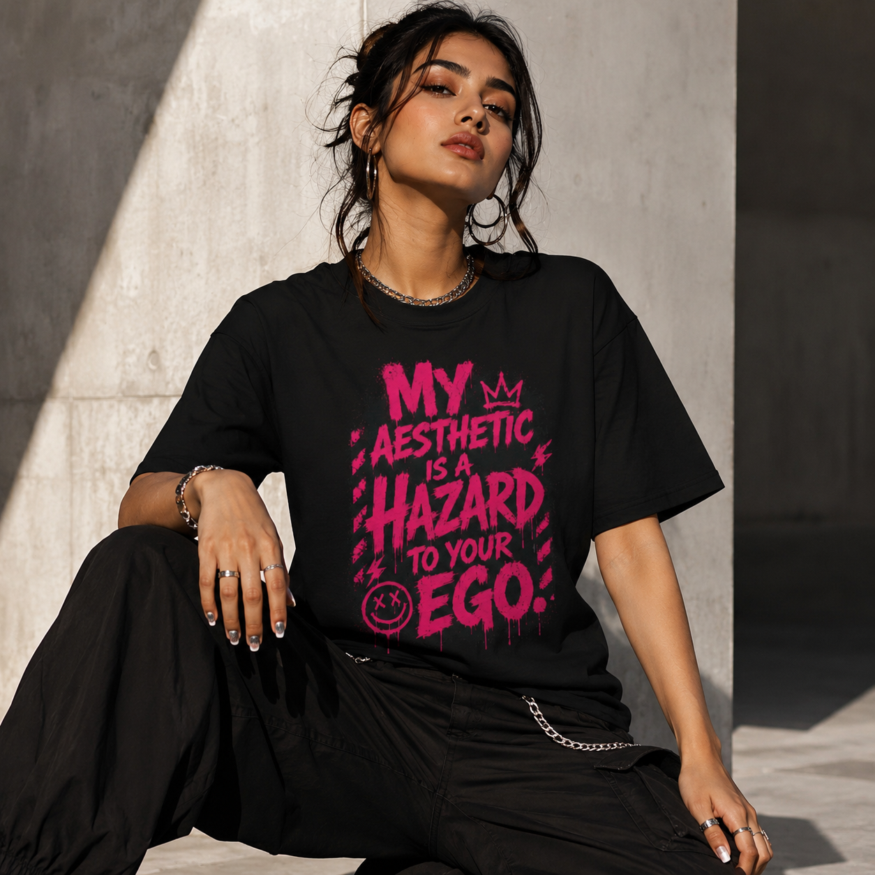 “My Aesthetic Is a Hazard to Your Ego” Graphic Tee