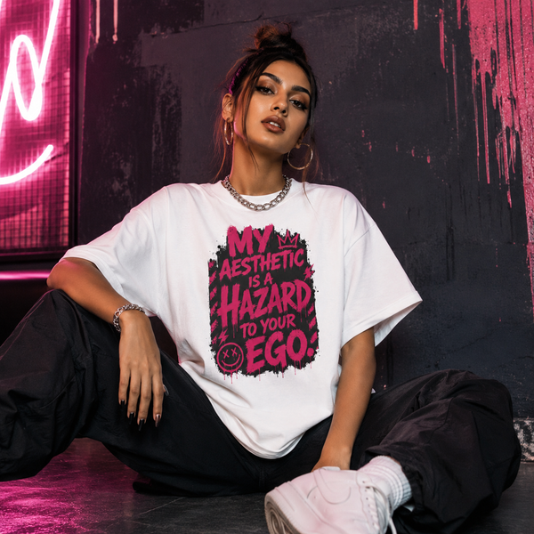 “My Aesthetic Is a Hazard to Your Ego” Graphic Tee