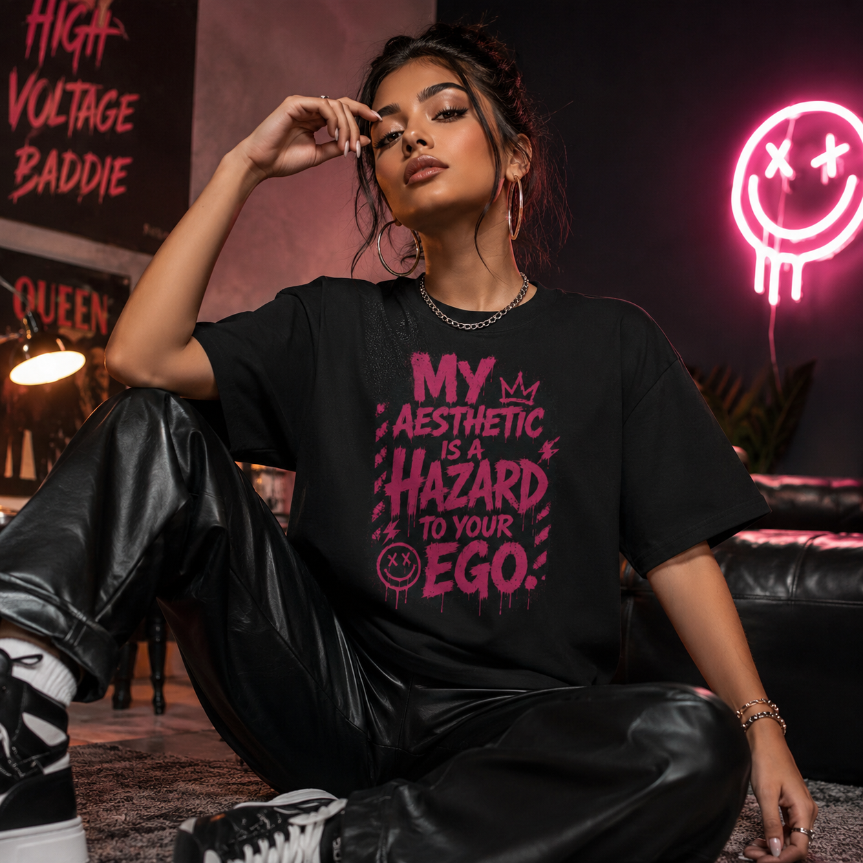 “My Aesthetic Is a Hazard to Your Ego” Graphic Tee