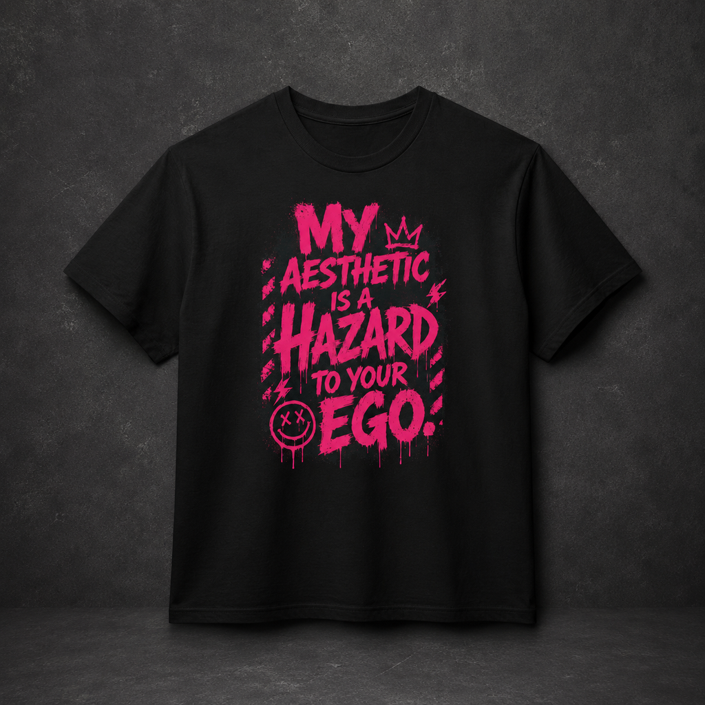 “My Aesthetic Is a Hazard to Your Ego” Graphic Tee