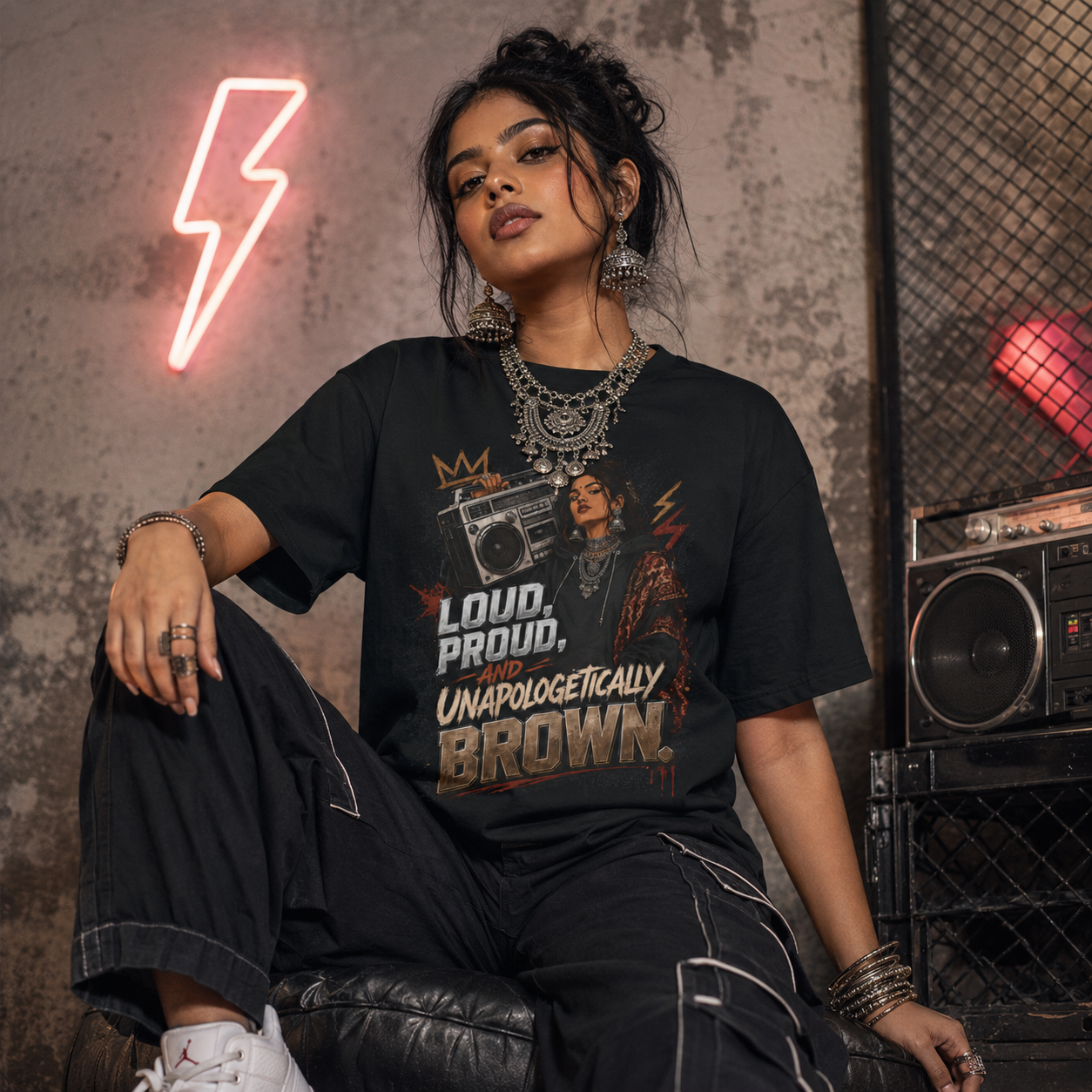 “Loud, Proud, Unapologetically Brown” Graphic Tee