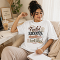 “Fueled by Anxiety, Deadlines &amp; Iced Lattes” Graphic Tee