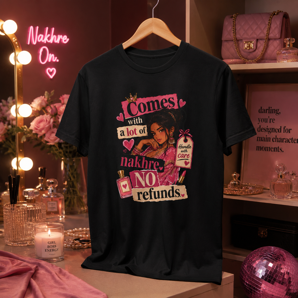 “Comes With a Lot of Nakhre, No Refunds” Graphic Tee