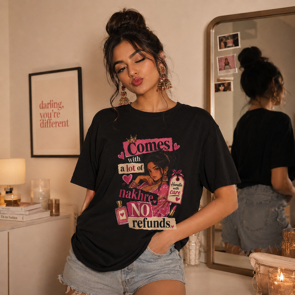 “Comes With a Lot of Nakhre, No Refunds” Graphic Tee