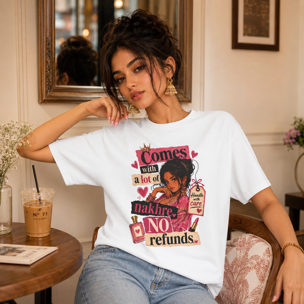 “Comes With a Lot of Nakhre, No Refunds” Graphic Tee