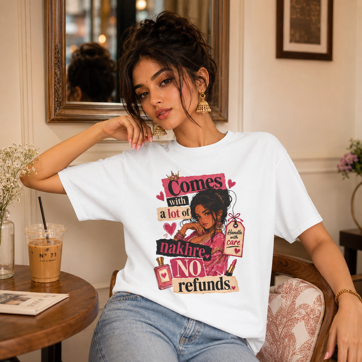 “Comes With a Lot of Nakhre, No Refunds” Graphic Tee