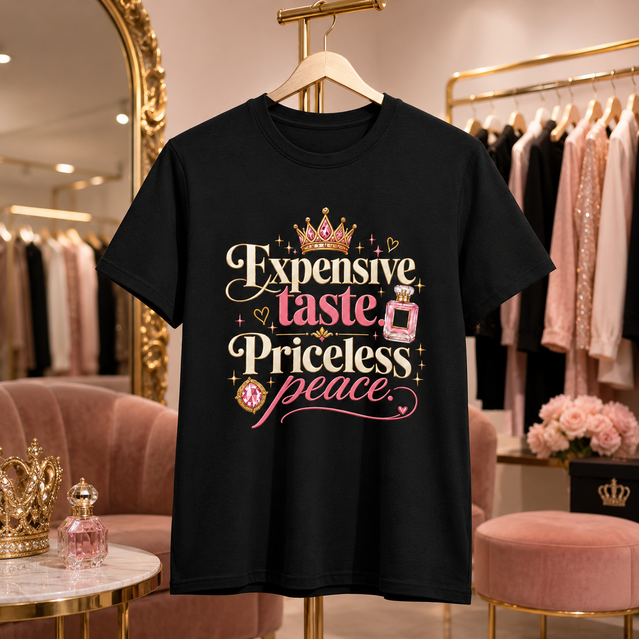 “Expensive Taste, Priceless Peace” Graphic Tee