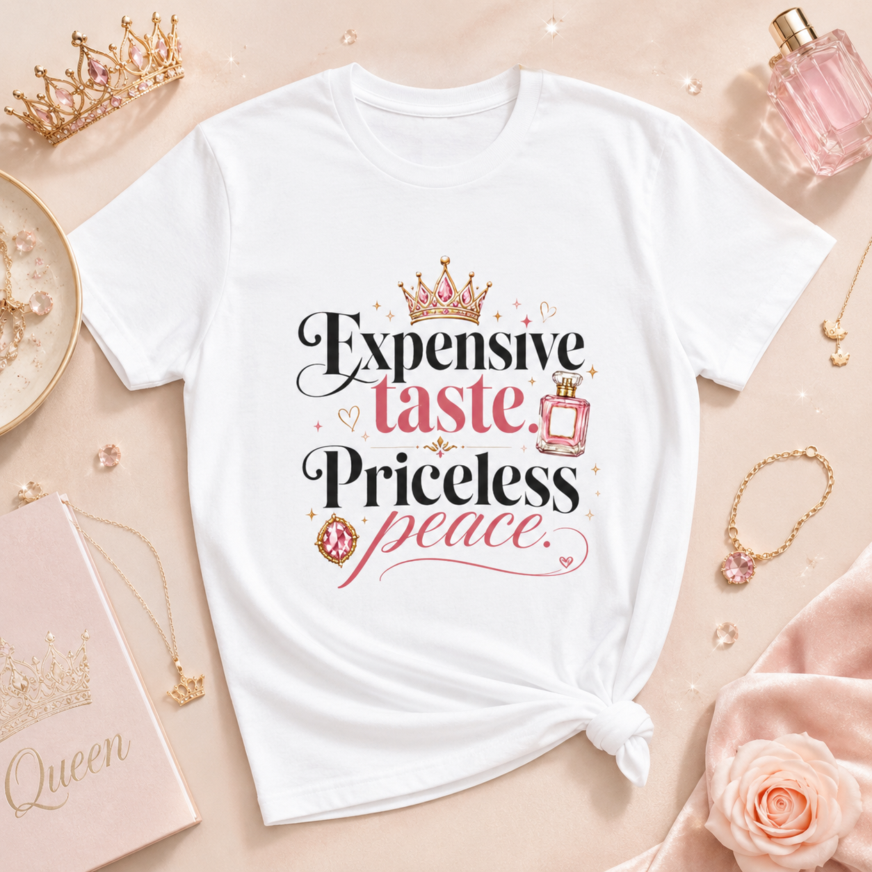 “Expensive Taste, Priceless Peace” Graphic Tee