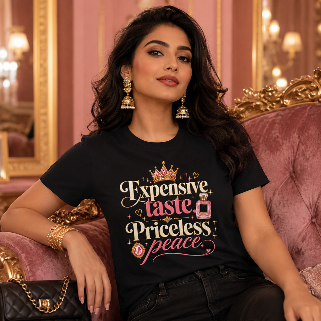 “Expensive Taste, Priceless Peace” Graphic Tee