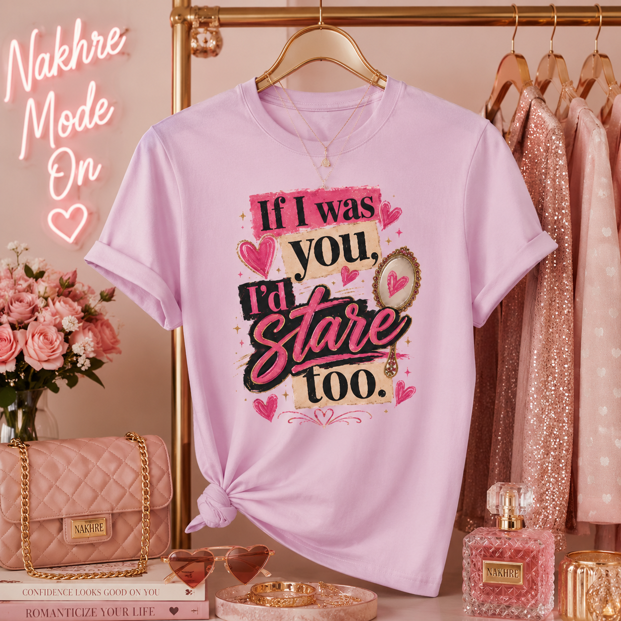 “If I Was You, I’d Stare Too” Graphic Tee