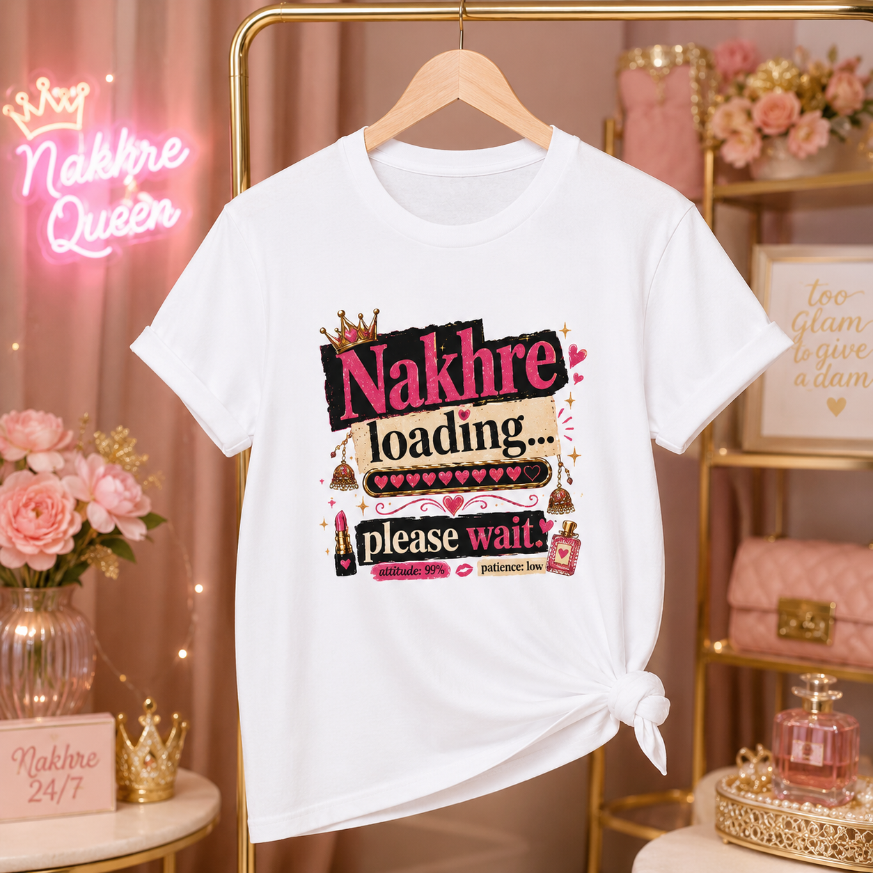 “Nakhre Loading... Please Wait” Graphic Tee