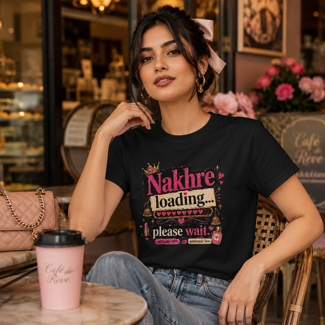 “Nakhre Loading... Please Wait” Graphic Tee