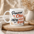“Powered by Chai” Statement Mug