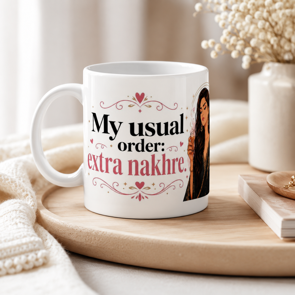 “My Usual Order: Extra Nakhre” Ceramic Mug