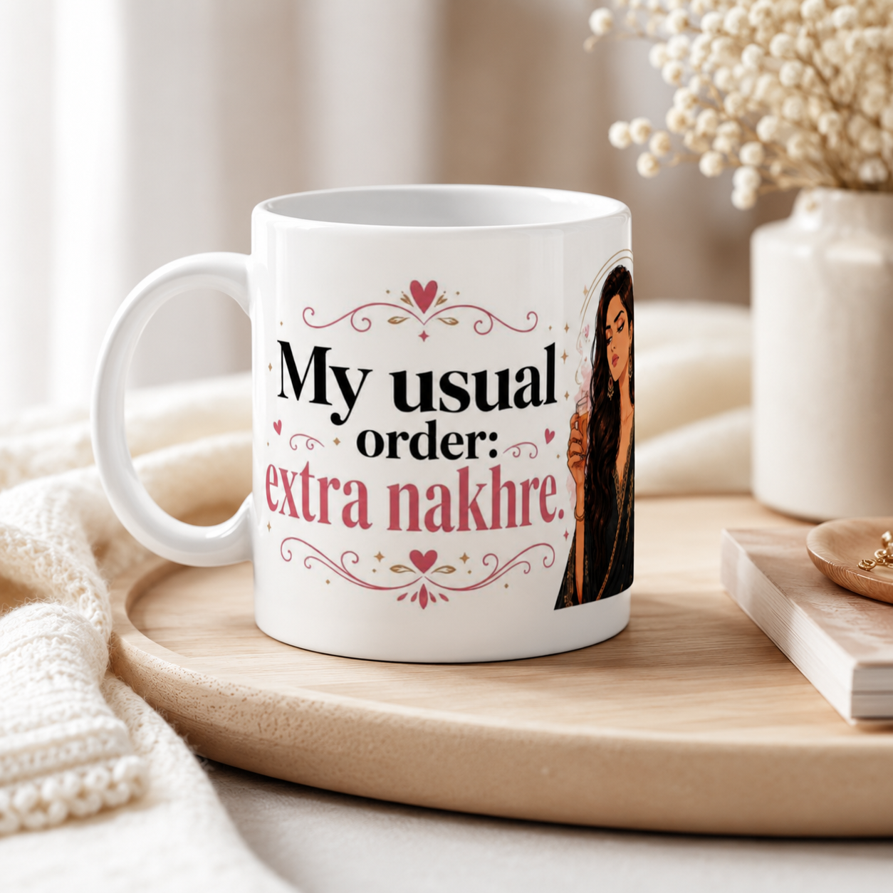 “My Usual Order: Extra Nakhre” Ceramic Mug