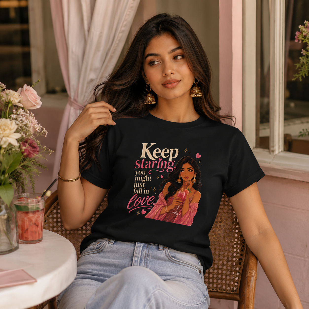 “Keep Staring” Graphic Tee
