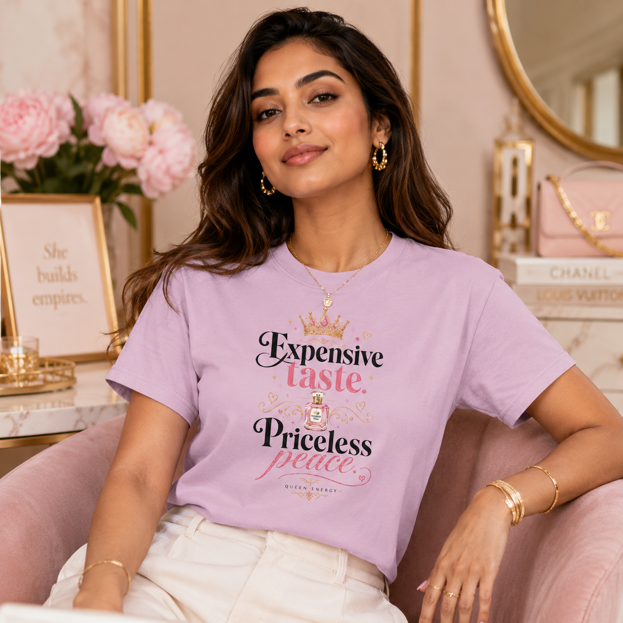 “Expensive Taste, Priceless Peace” Graphic Tee