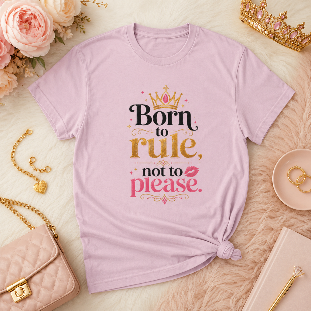 “Born to Rule, Not to Please” Graphic Tee