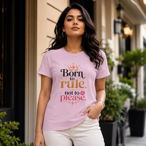 “Born to Rule, Not to Please” Graphic Tee