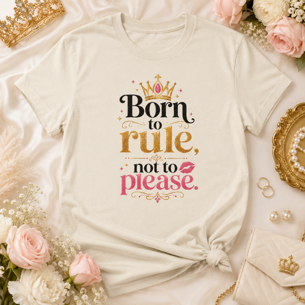 “Born to Rule, Not to Please” Graphic Tee