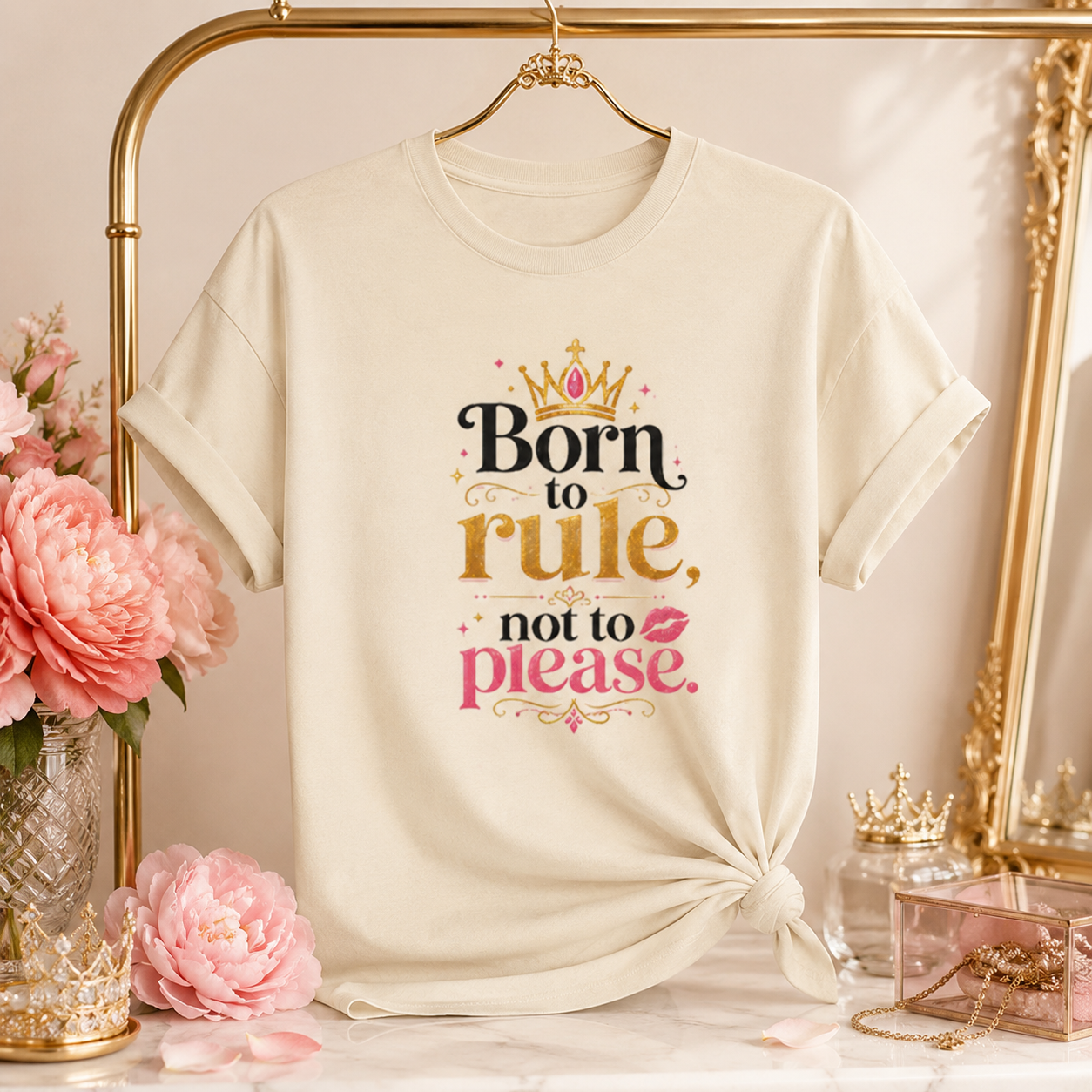 “Born to Rule, Not to Please” Graphic Tee