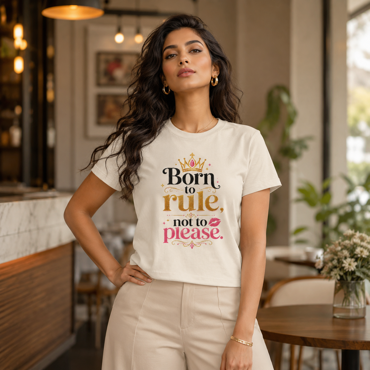 “Born to Rule, Not to Please” Graphic Tee