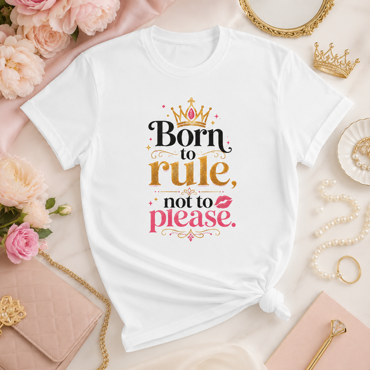 “Born to Rule, Not to Please” Graphic Tee