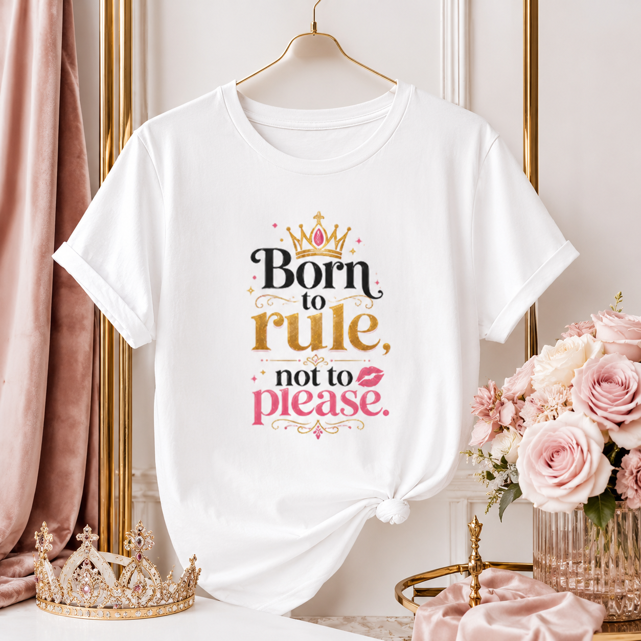 “Born to Rule, Not to Please” Graphic Tee