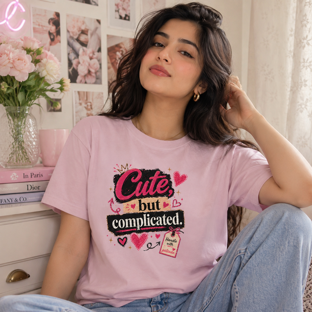 “Cute But Complicated” Graphic Tee