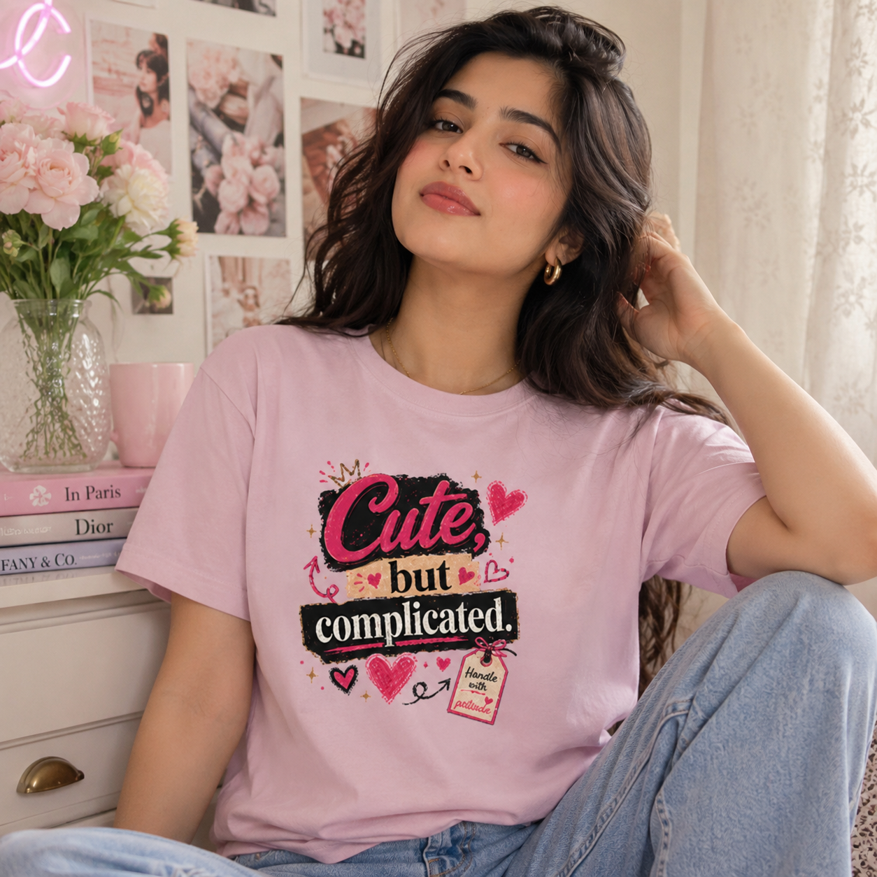 “Cute But Complicated” Graphic Tee