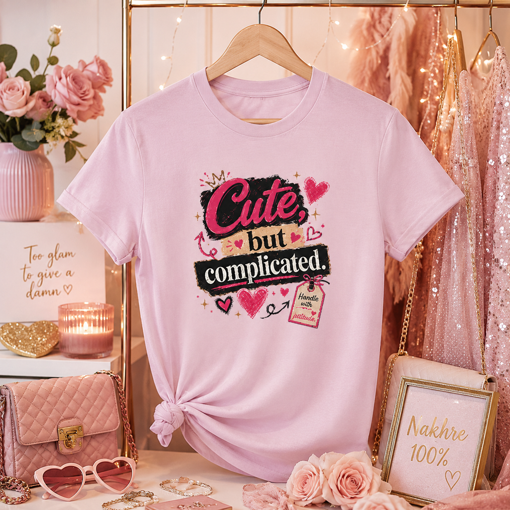 “Cute But Complicated” Graphic Tee