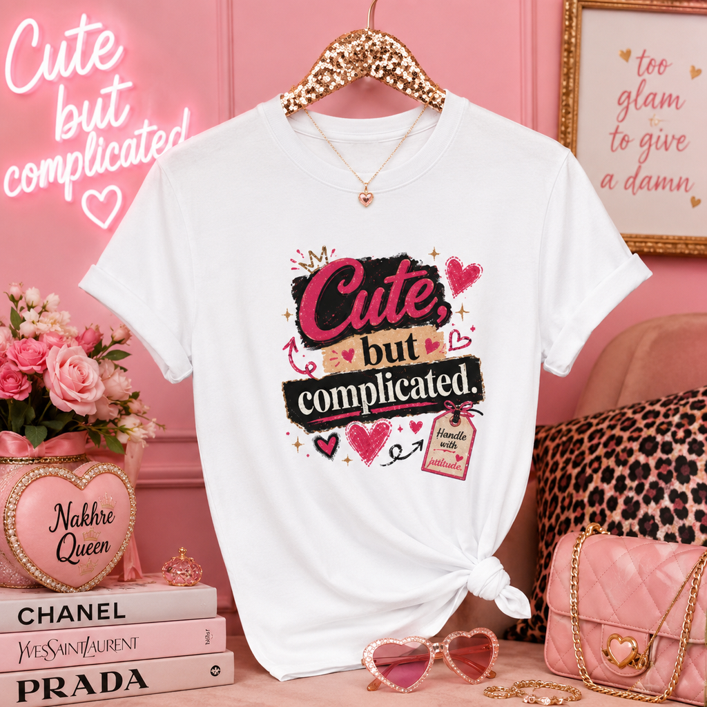“Cute But Complicated” Graphic Tee