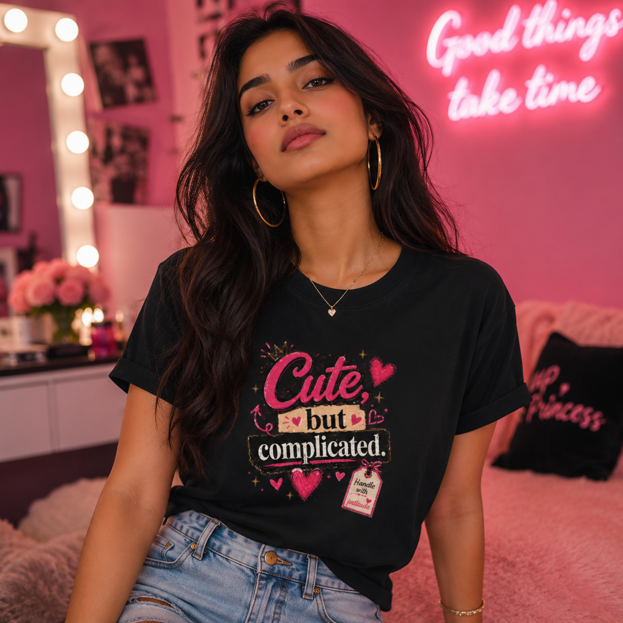 “Cute But Complicated” Graphic Tee