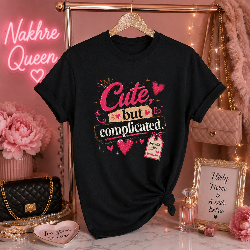 “Cute But Complicated” Graphic Tee