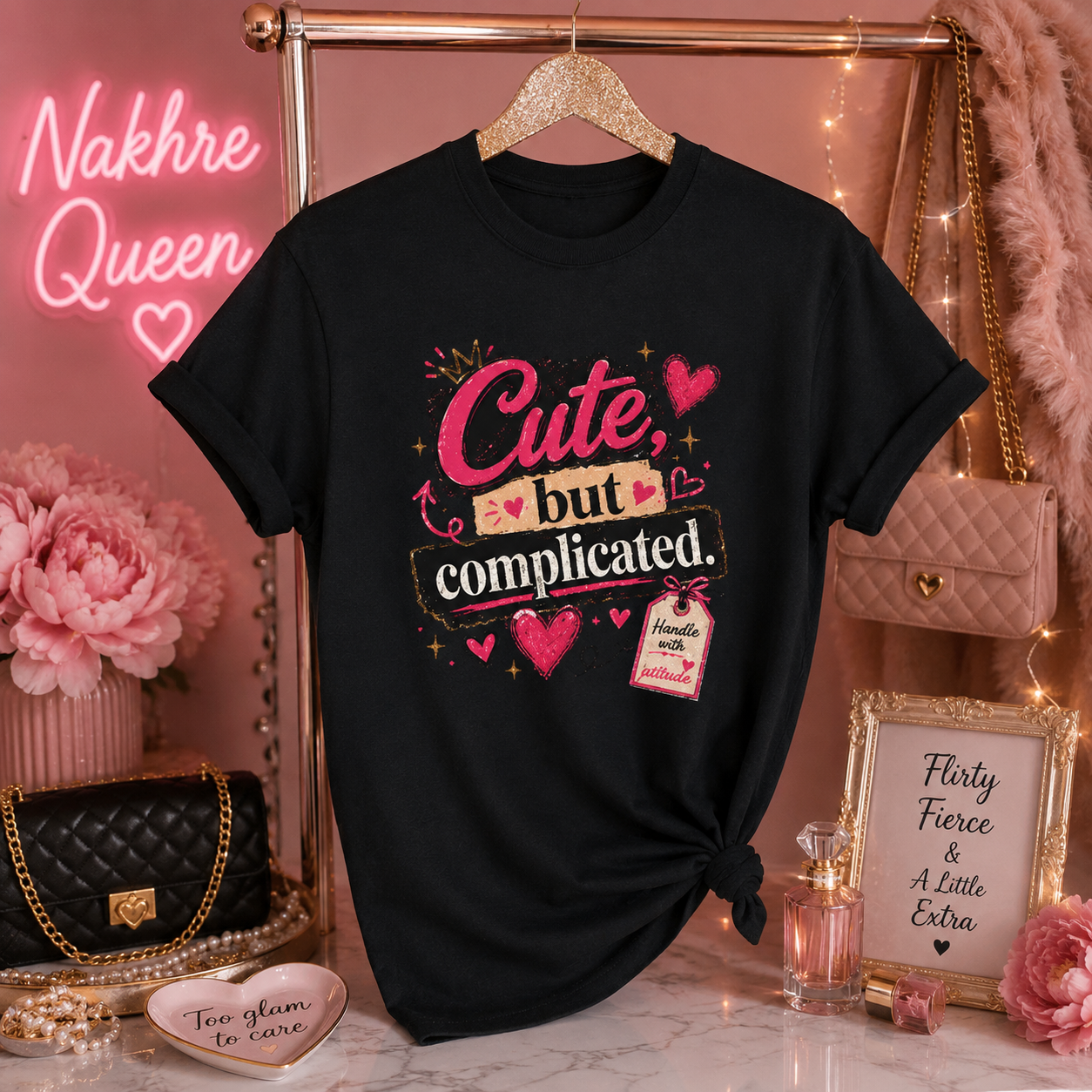 “Cute But Complicated” Graphic Tee